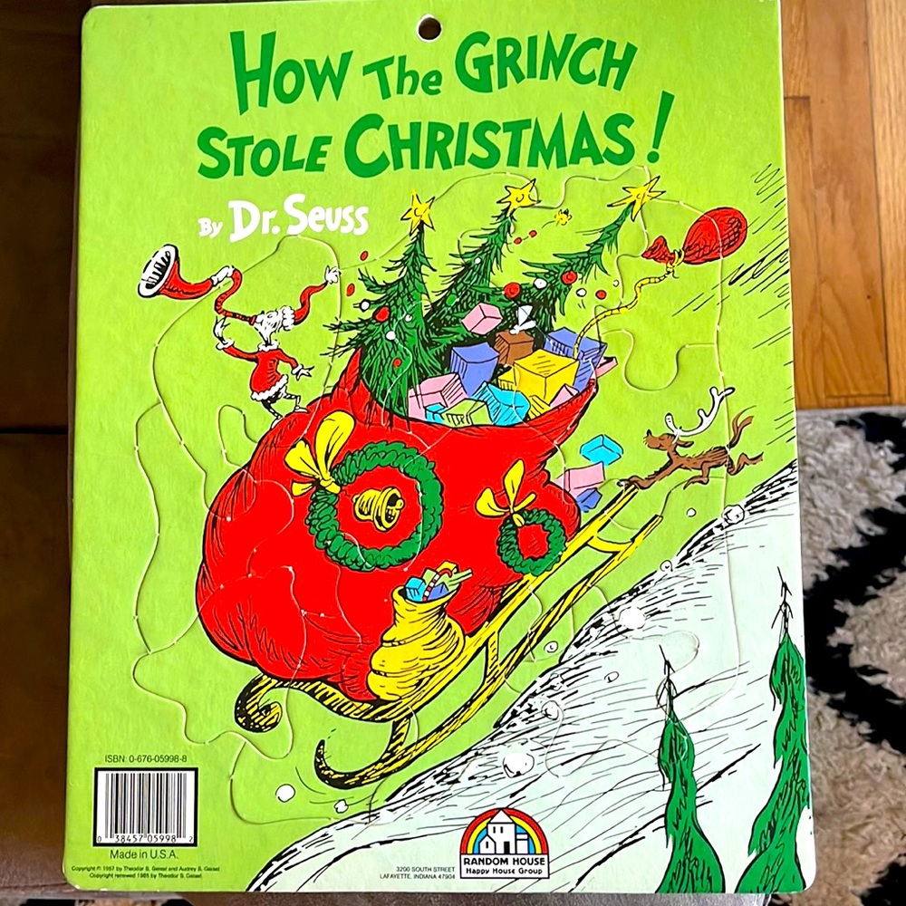 Vintage dr. Seuss puzzle